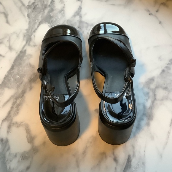 Jeffrey Campbell Glossy Black Maryjane Heels - Picture 11 of 13